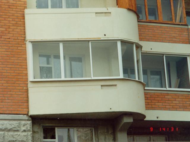 Фото15. Остекление балкона